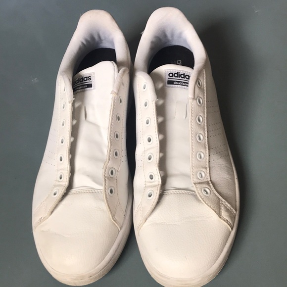 adidas neo white sneakers